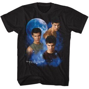 Twilight Jacob And Moon Black Vintage Movie Graphic T Shirt 96